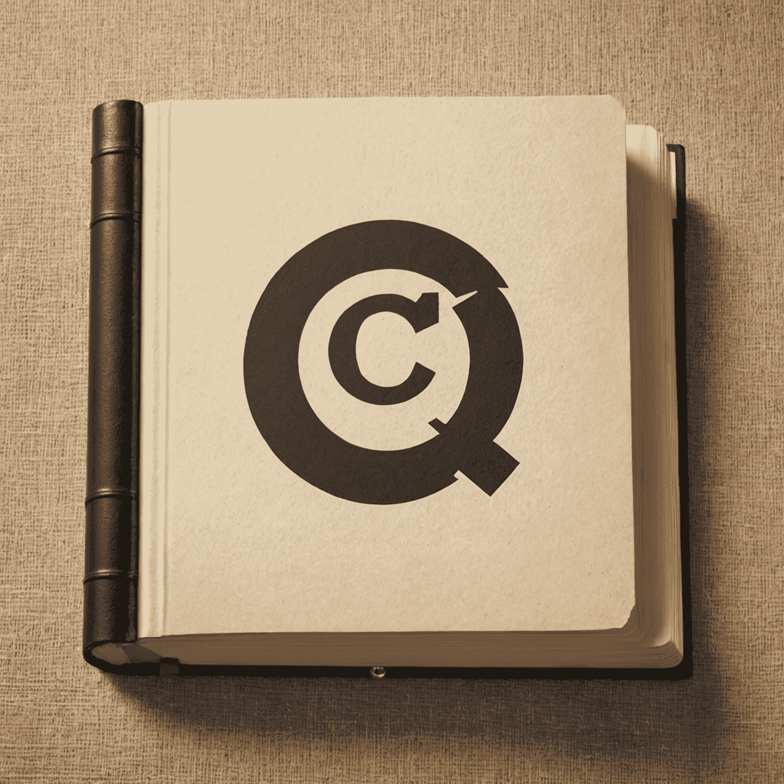 Imagen de un libro con un símbolo de copyright, ilustrando la protección de derechos de autor